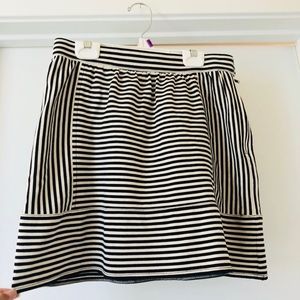 Madewell Striped Mini Skirt